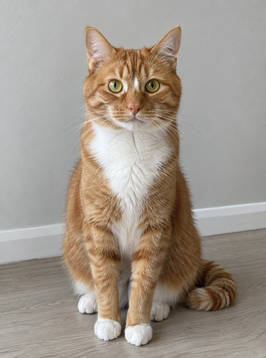 AI-generated cat reference photograph
